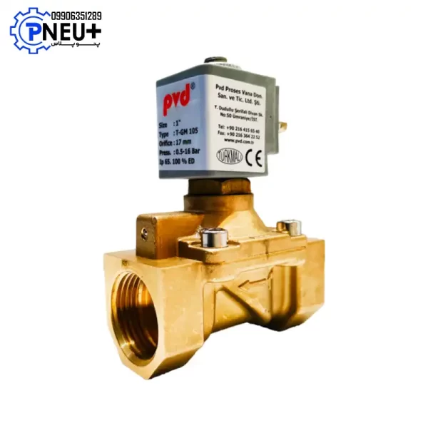 شیر برقی 1" اینچ pvd